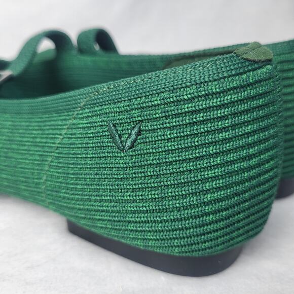 SOLD NWOB VIVAIA Square Toe Mary Jane (Margot Mary-Jane) Slip On Green | US 7 - Picture 6 of 13